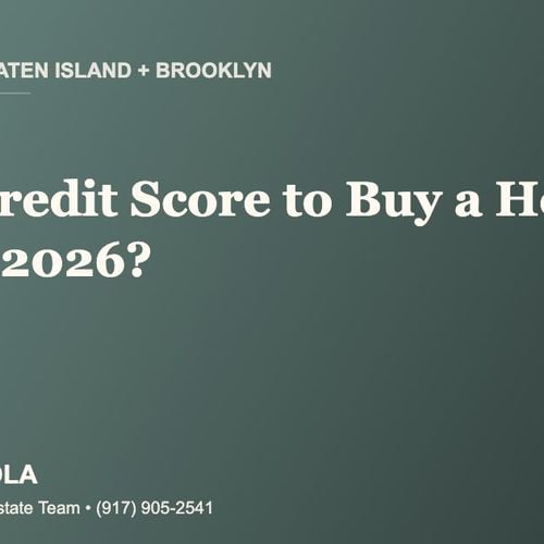 What Credit Score Do I Need to Buy a House on Staten Island or in Brooklyn in 2026?
