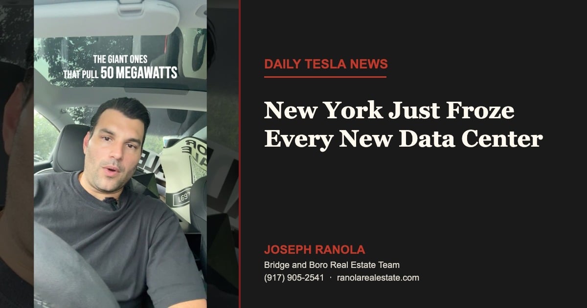 New York data center moratorium and its effect on electric bills