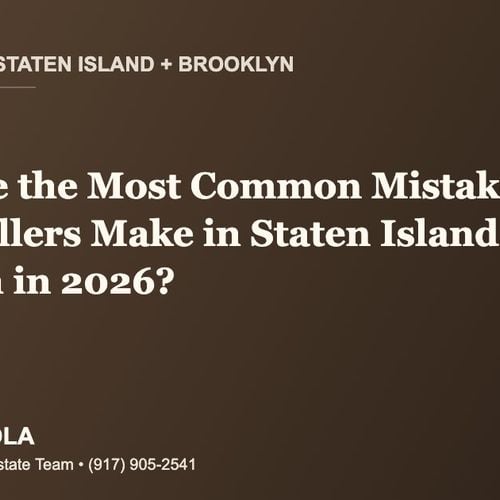 What Are the Most Common Mistakes Home Sellers Make in Staten Island and Brooklyn in 2026?