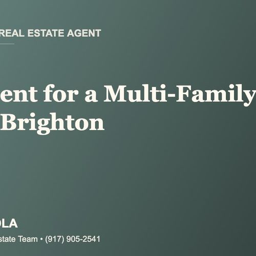 Who Is the Best Real Estate Agent for Selling a Multi-Family Home in New Brighton, Staten Island?