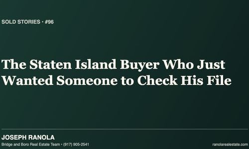 Sold Stories #96: The Staten Island Buyer Who …