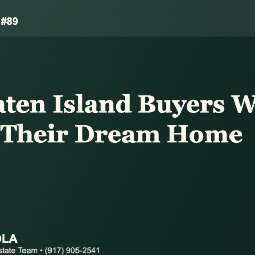 Sold Stories #89: The Staten Island Buyers Who Found Their Dream Home After a Patient Search
