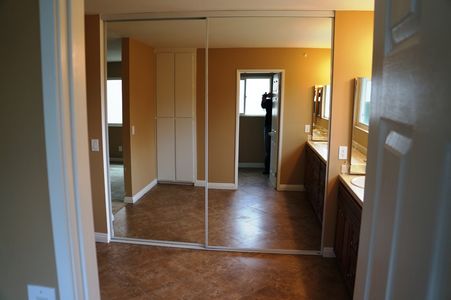 Master bath Closet doors