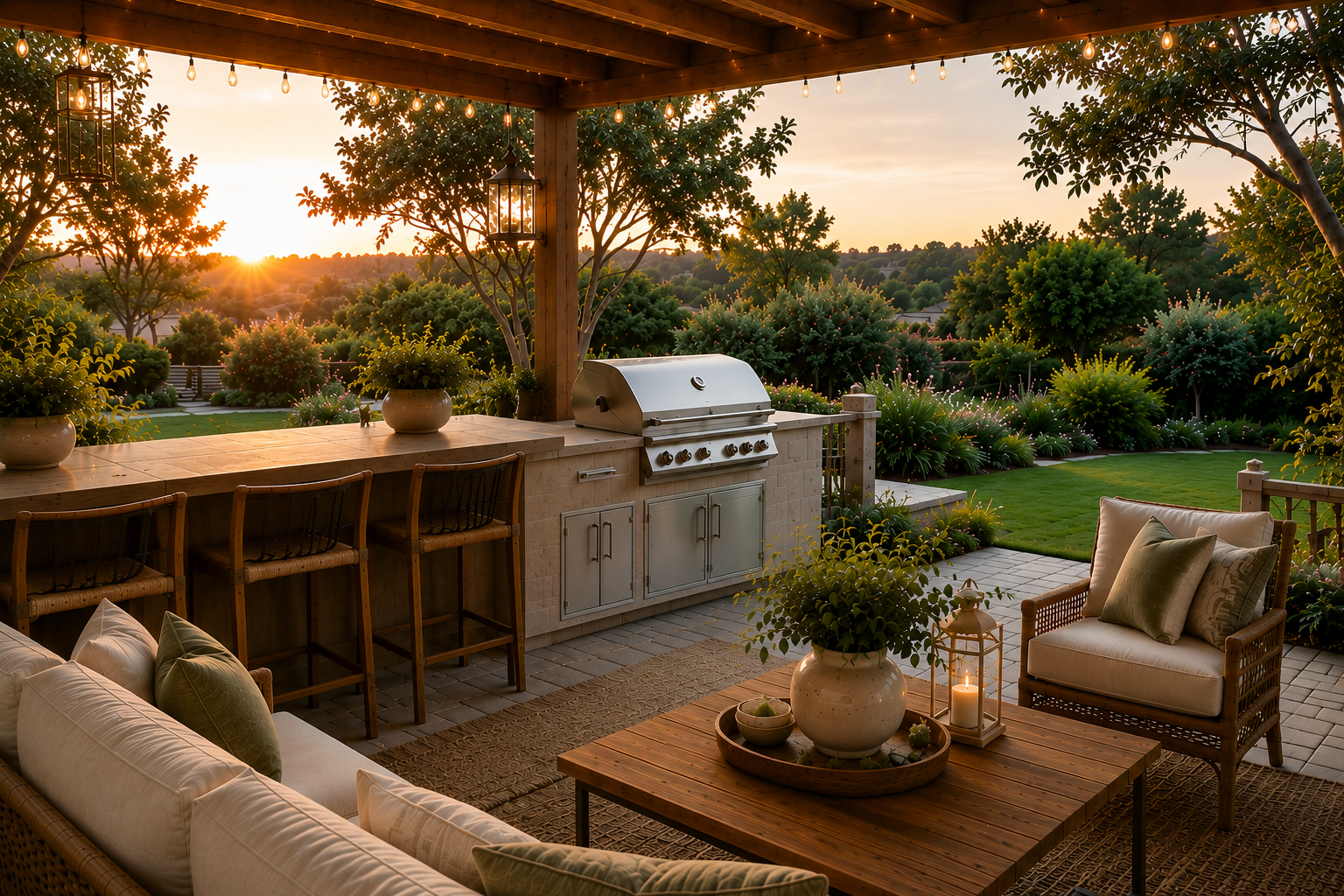 Backyard renovations