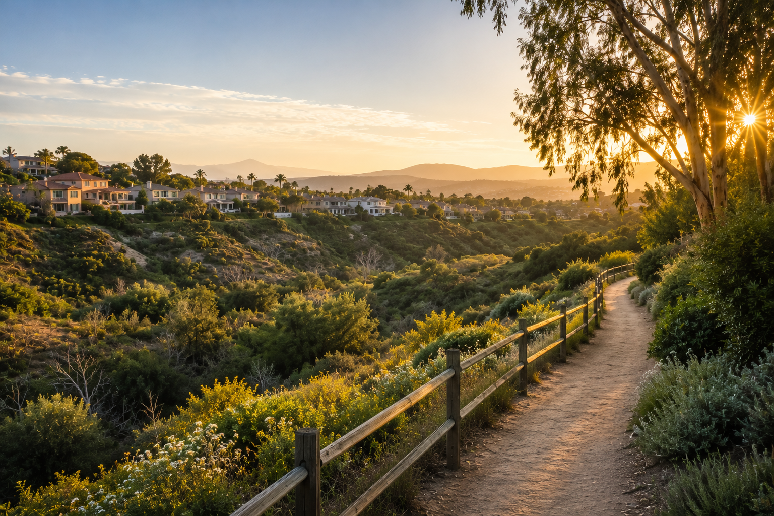 Homes by open space