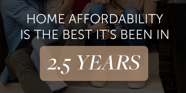 The Best Affordability in 2.5 Years