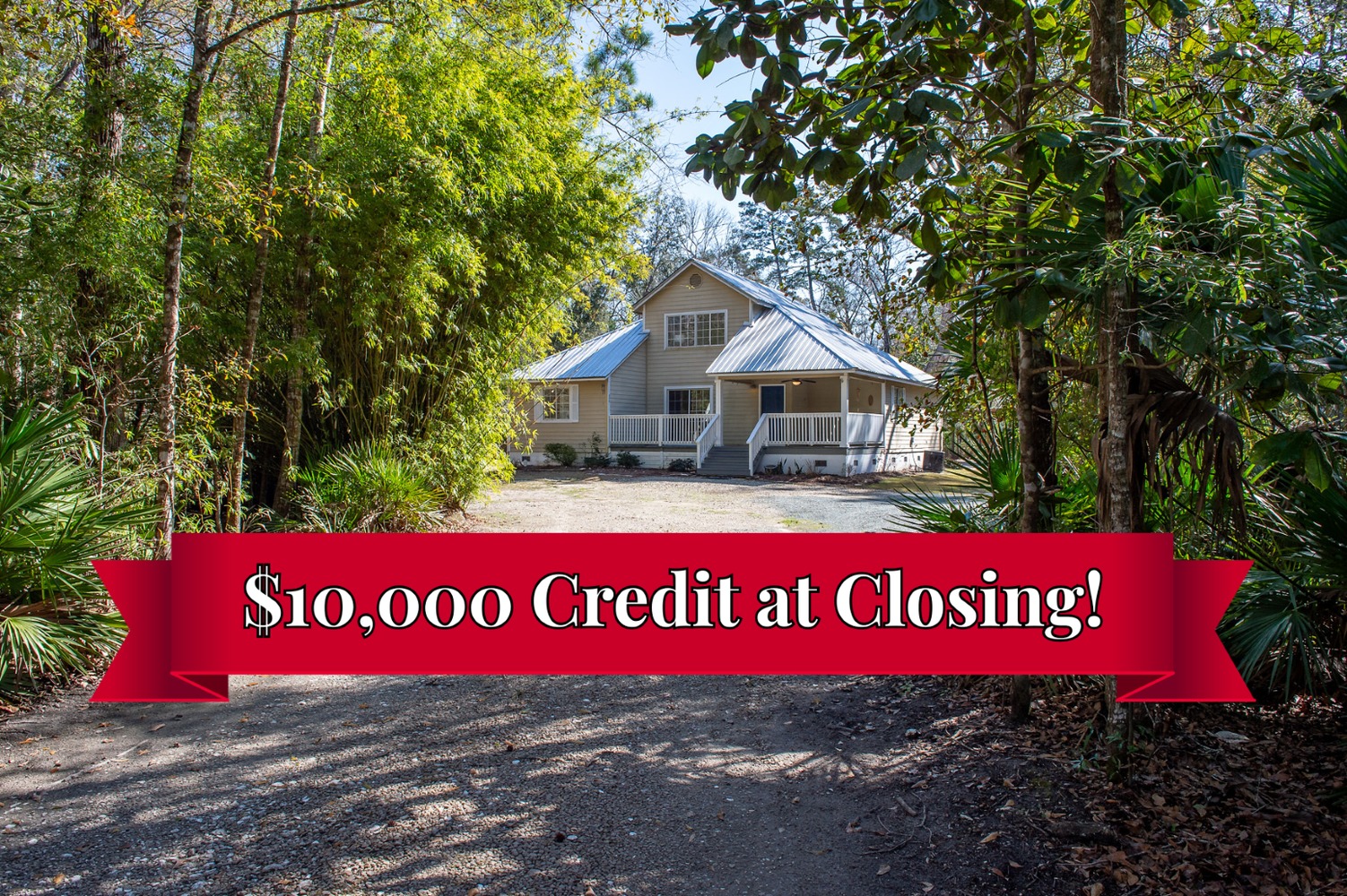 10000 Credit at Closing