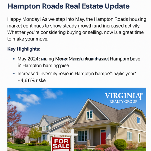 May Market Momentum: Hampton Roads Real Estate Update