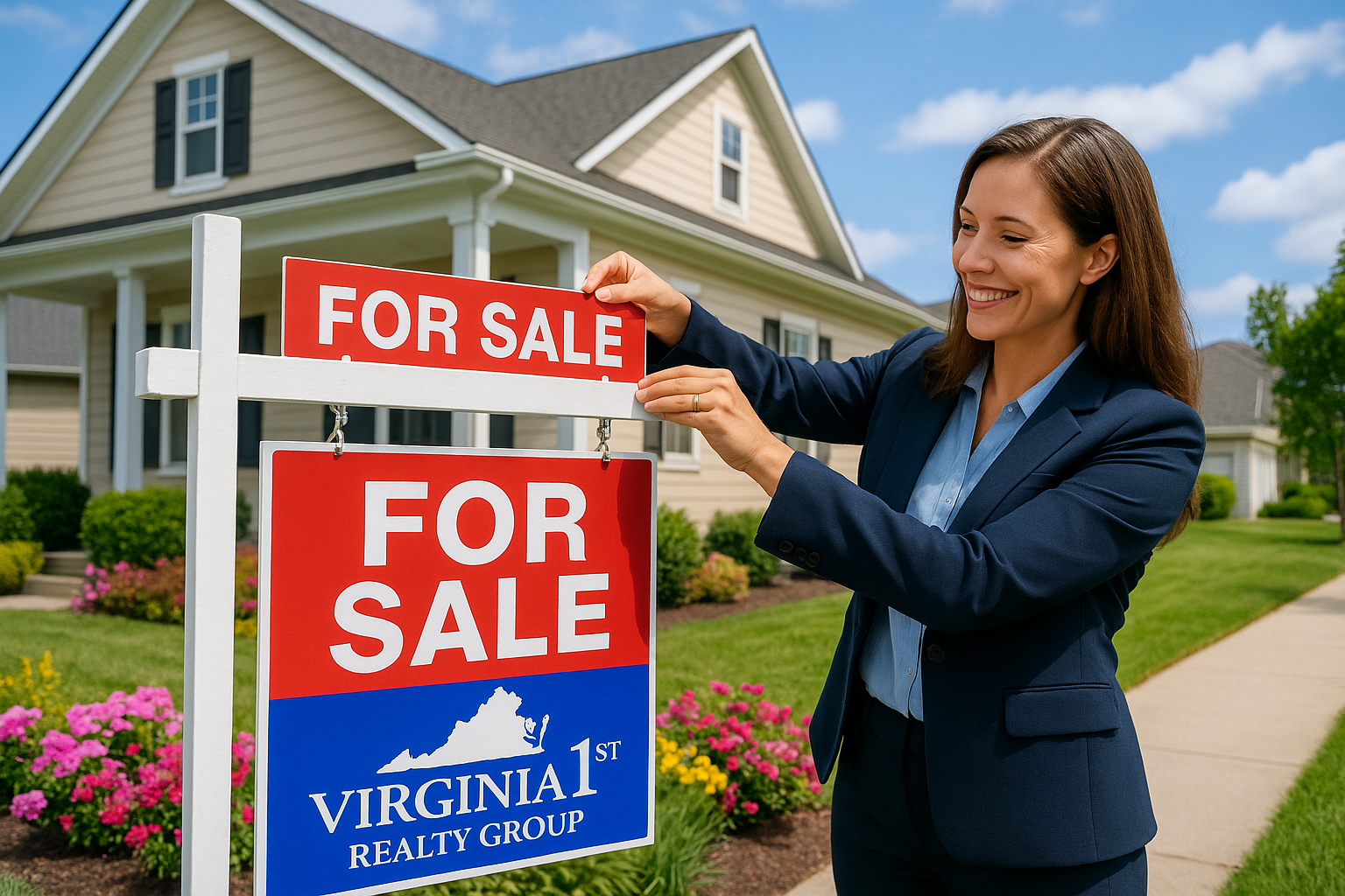 Virginia 1st Realty Group, Smithfield, VA sold sign