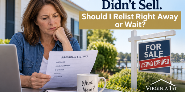 My Smithfield Home Didn’t Sell. Should I Relist &hellip;