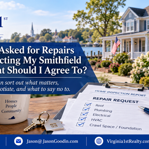 The Buyer Asked for Repairs After Inspecting My Smithfield Home. What Should I Agree To?
