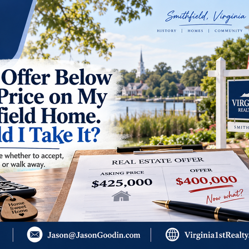 I Got an Offer Below Asking Price on My Smithfield Home. Should I Take It?