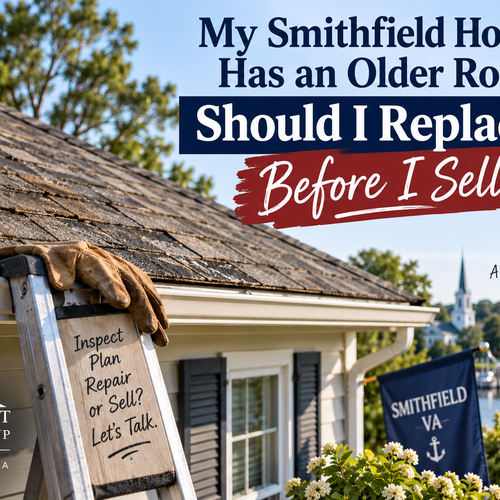 My Smithfield Home Has an Older Roof. Should I Replace It Before I Sell?