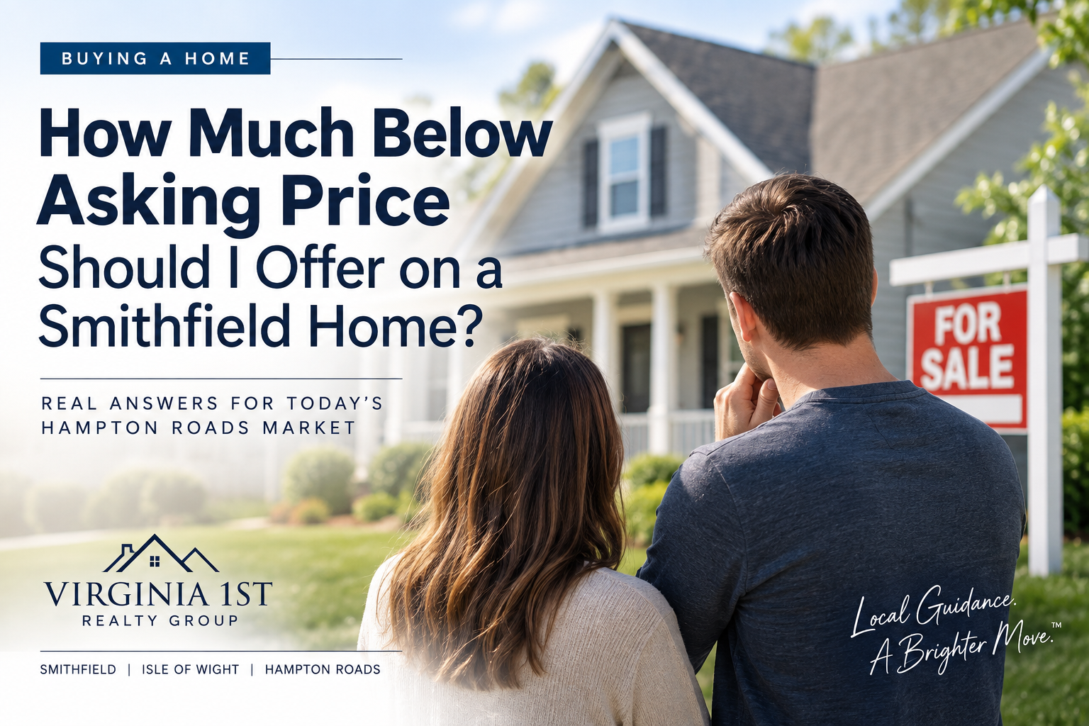 Smithfield VA homebuyers considering how much below asking price to offer – Virginia 1st Realty Group