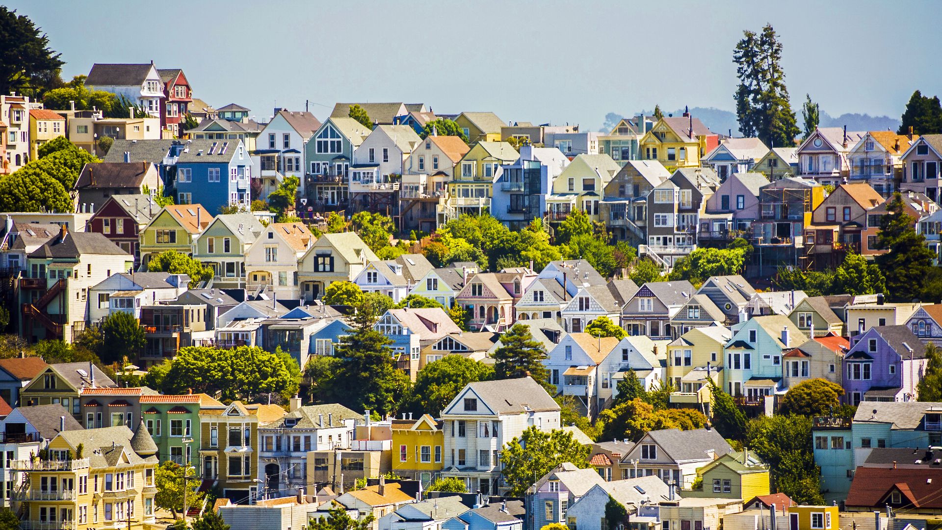 urban houses in San Francisco