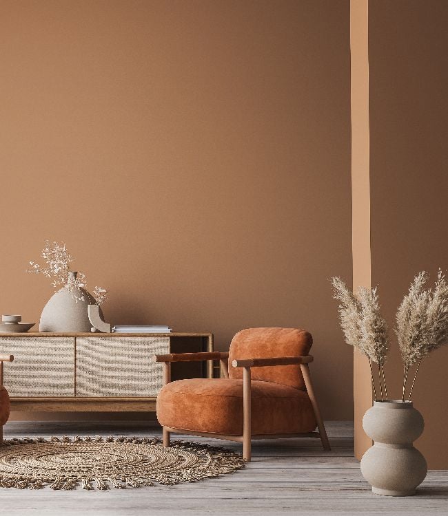 Cozy home interior with wooden furniture(2)