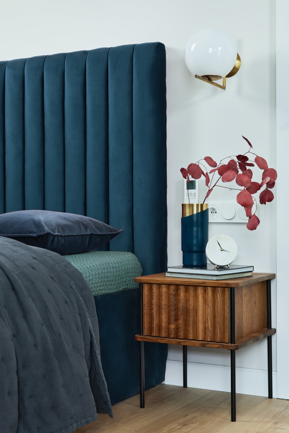 Minimalistic bedroom interior