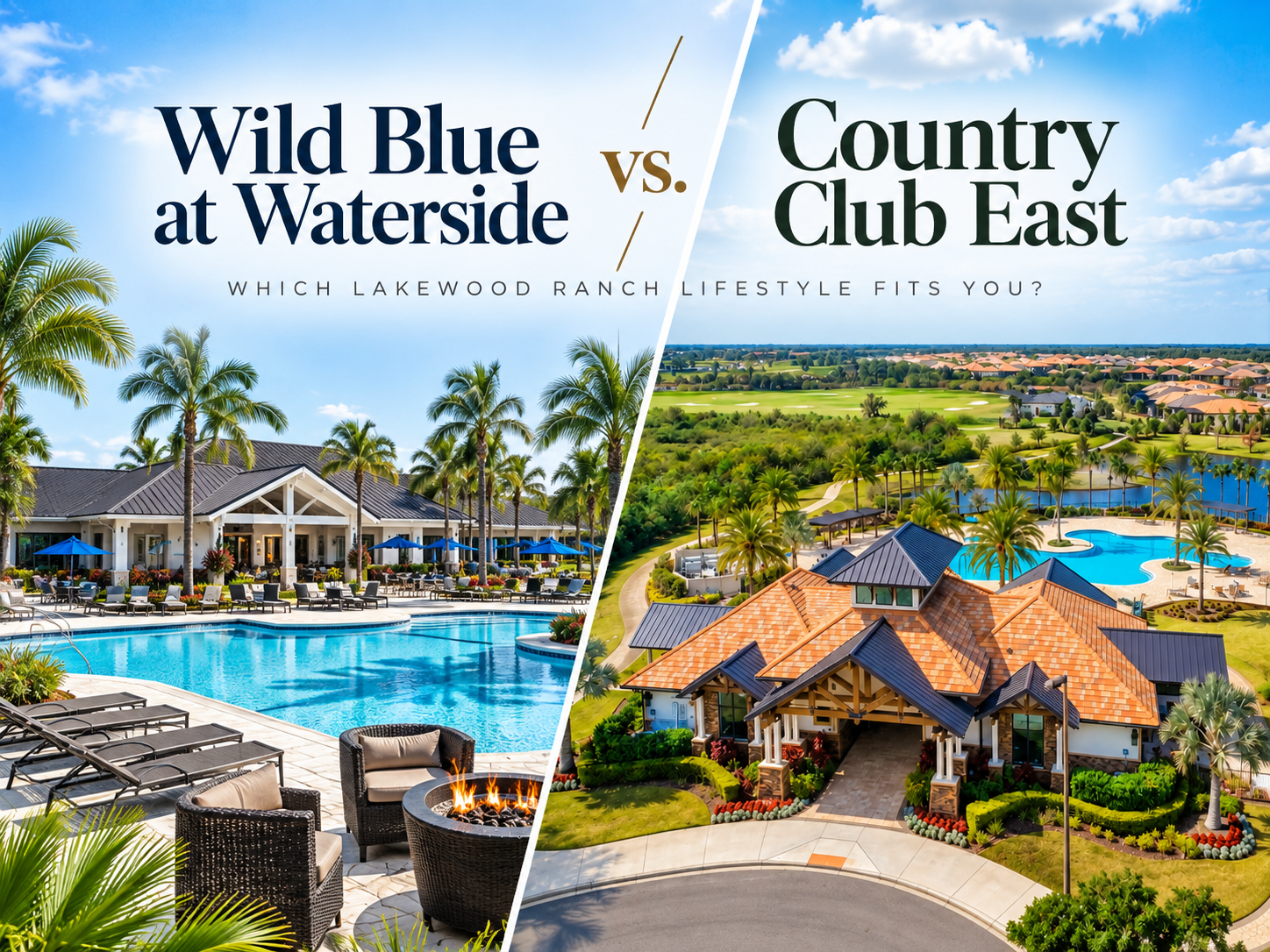 Wild Blue at Waterside vs. Country Club East: Which Lakewood Ranch Lifestyle Fits You?