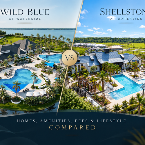 Wild Blue at Waterside vs. Shellstone: Compared