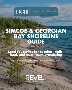 Simcoe and Georgian Bay shoreline REVEL Cottage Local Guide Template