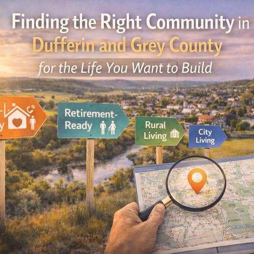 Finding the Right Community in Dufferin and Grey County for the Life You Want to Build