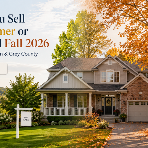 Should You Sell This Summer or Wait Until Fall 2026 in Shelburne, Dufferin and Grey County