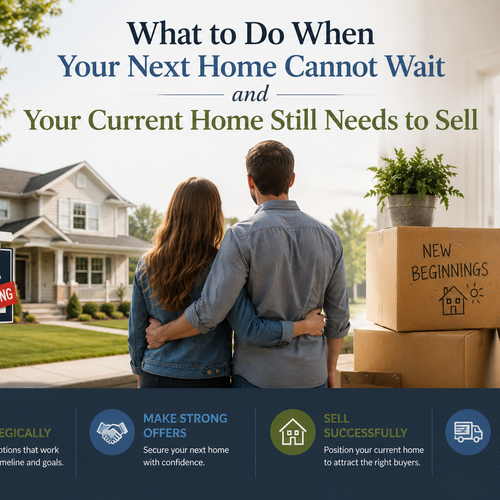 What to Do When Your Next Home Cannot Wait and Your Current Home Still Needs to Sell