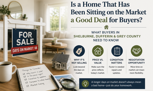 Is a Home That Has Been Sitting on the Market a Good Deal for Buyers in Shelburne Dufferin and Grey County