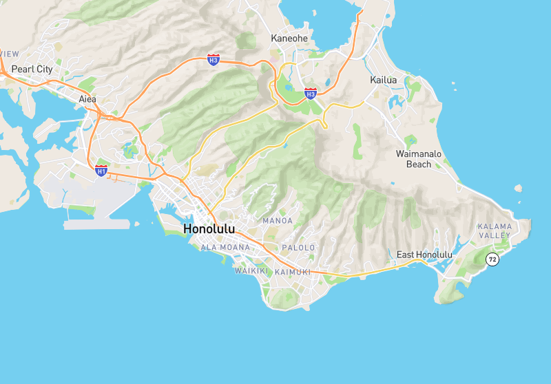 Honolulu and Diamond Head