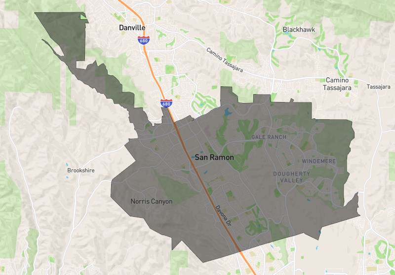 San Ramon Development Projects Map San Ramon - Scene Real Estate