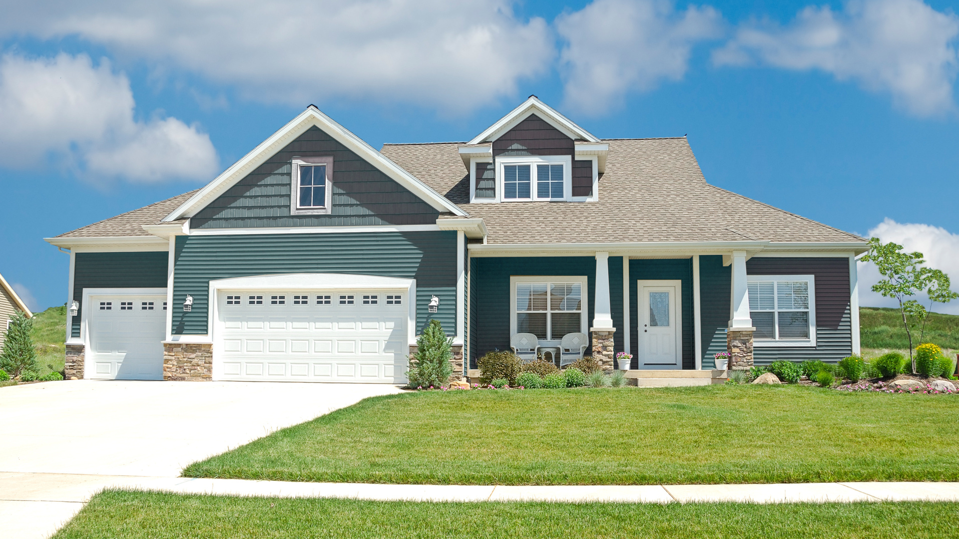 home in the suburbs