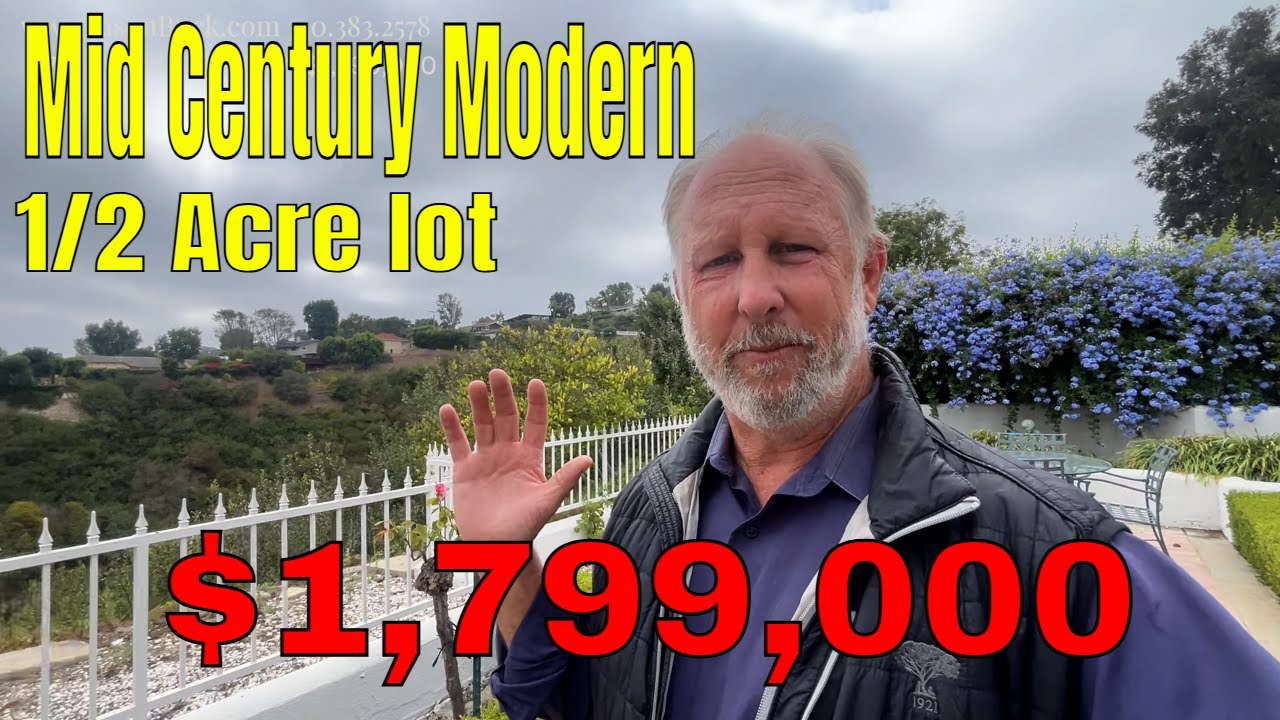 12 Acre Lot Mid Century Modern Home for Sale at 4718 Elkridge Dr