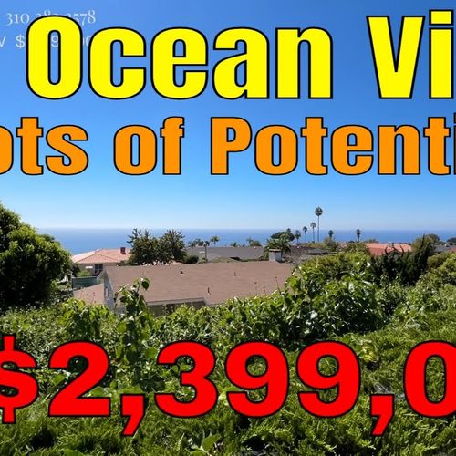 Palos Verdes Ocean View Homes with Sunset Views at 30141 Via Borica