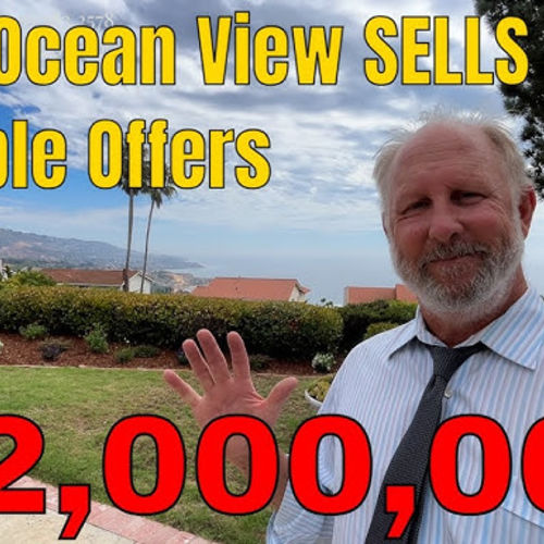 Sold with Multiple Offers Amazing Ocean View Home at 6790 Vallon Dr