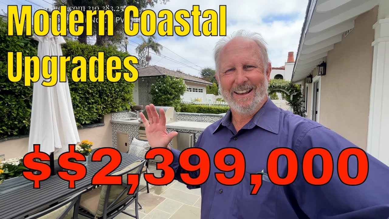 Inside a Coastal Modern Updated Home for Sale at 3609 Palos Verdes Dr North