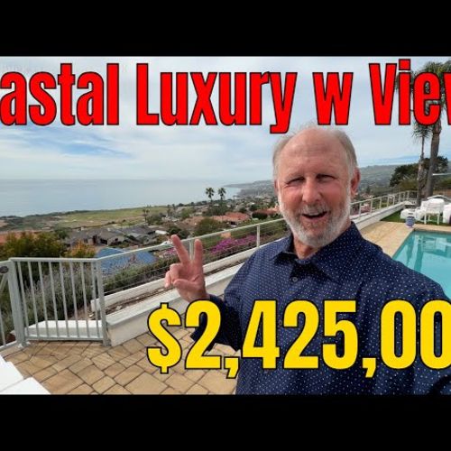 Incredible Panoramic Ocean View Modern Beach Home for Sale in Palos Verdes at 32333 Phantom Dr