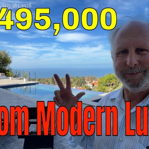 Inside a Spectacular Modern New Construction Luxury Estate with Huge Ocean Views at 1565 Via Leon