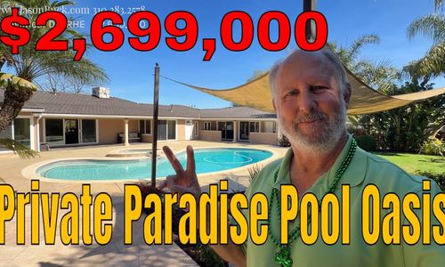 Inside a Dreamy Backyard Pool Oasis with Spacious &hellip;