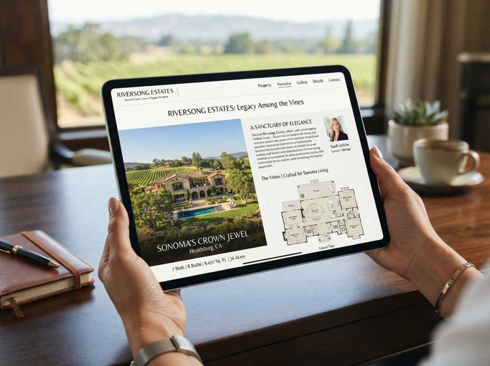Clear property narrative and digital presentation