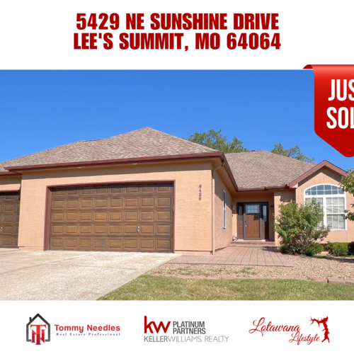 ☀️ Just Sold: 5429 NE Sunshine Drive, Lee’s Summit, MO 64064 🏡