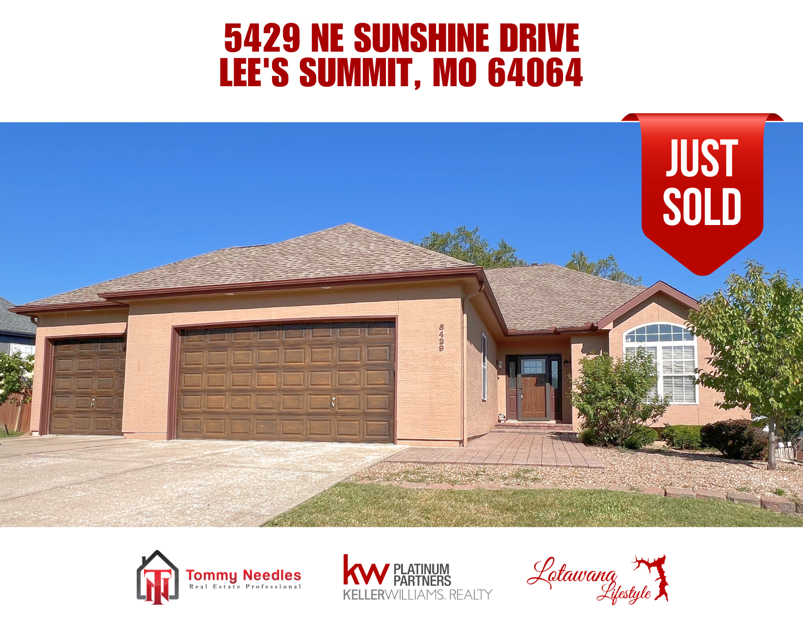 5429 NE Sunshine Drive Lee's Summit, MO 64064