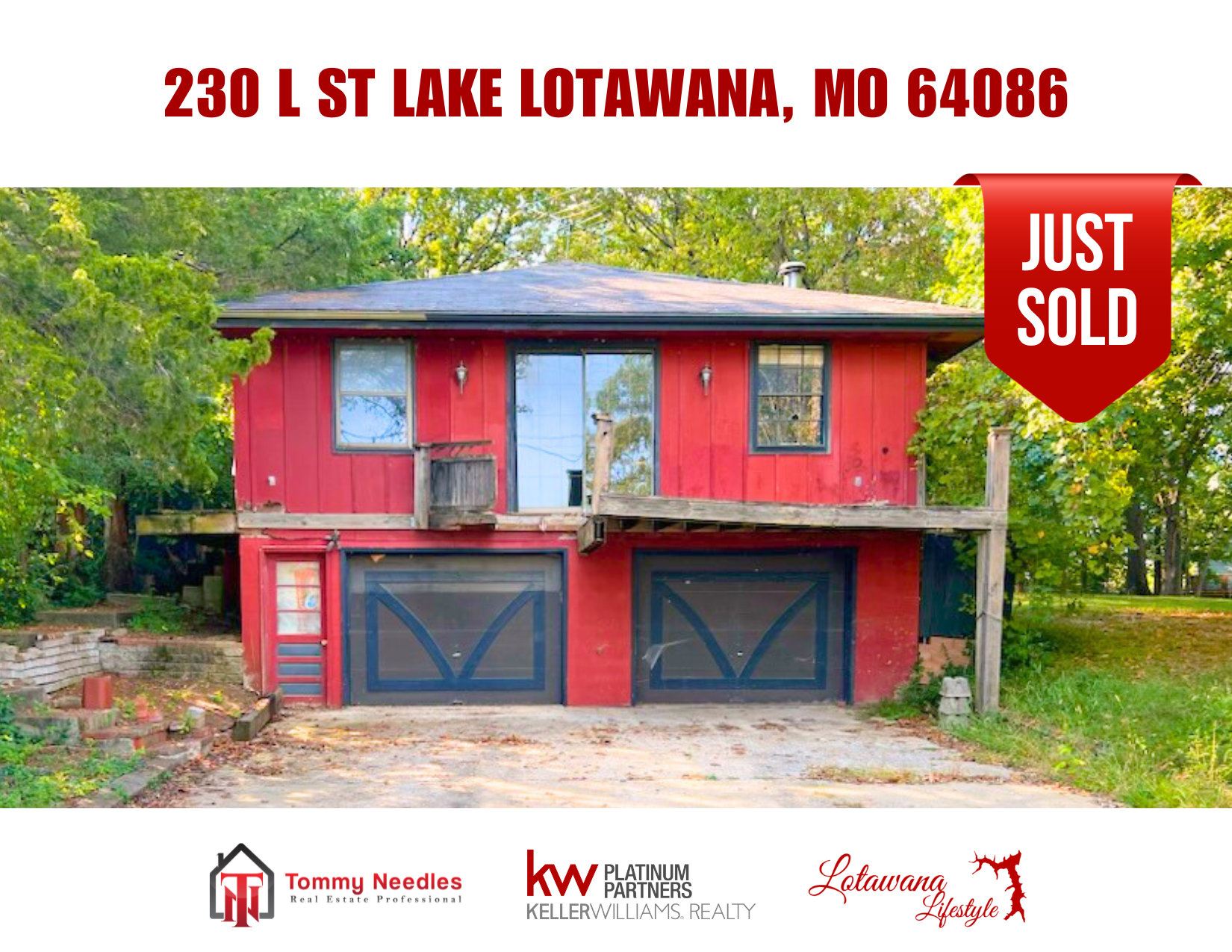 230 L st Lake Lotawana, MO 64086