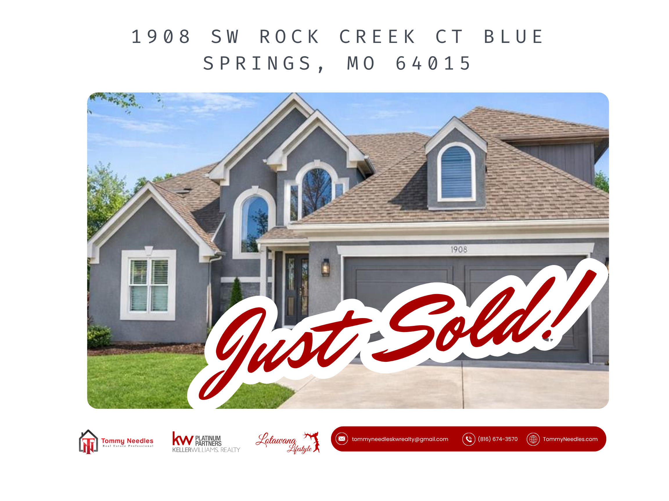 1908 SW Rock Creek Ct Blue Springs, MO 64015
