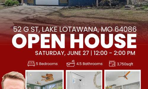 Open House at 52 G Street, Lake Lotawana, MO 64086