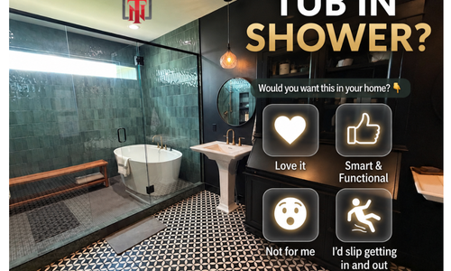 Bathtub Inside the Shower: Genius Design or a Trend You’d Skip?