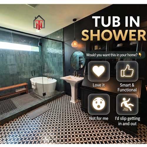 Bathtub Inside the Shower: Genius Design or a Trend You’d Skip?