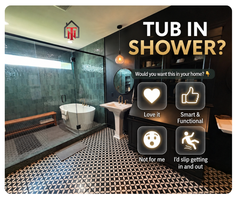 TUB IN SHOWER
