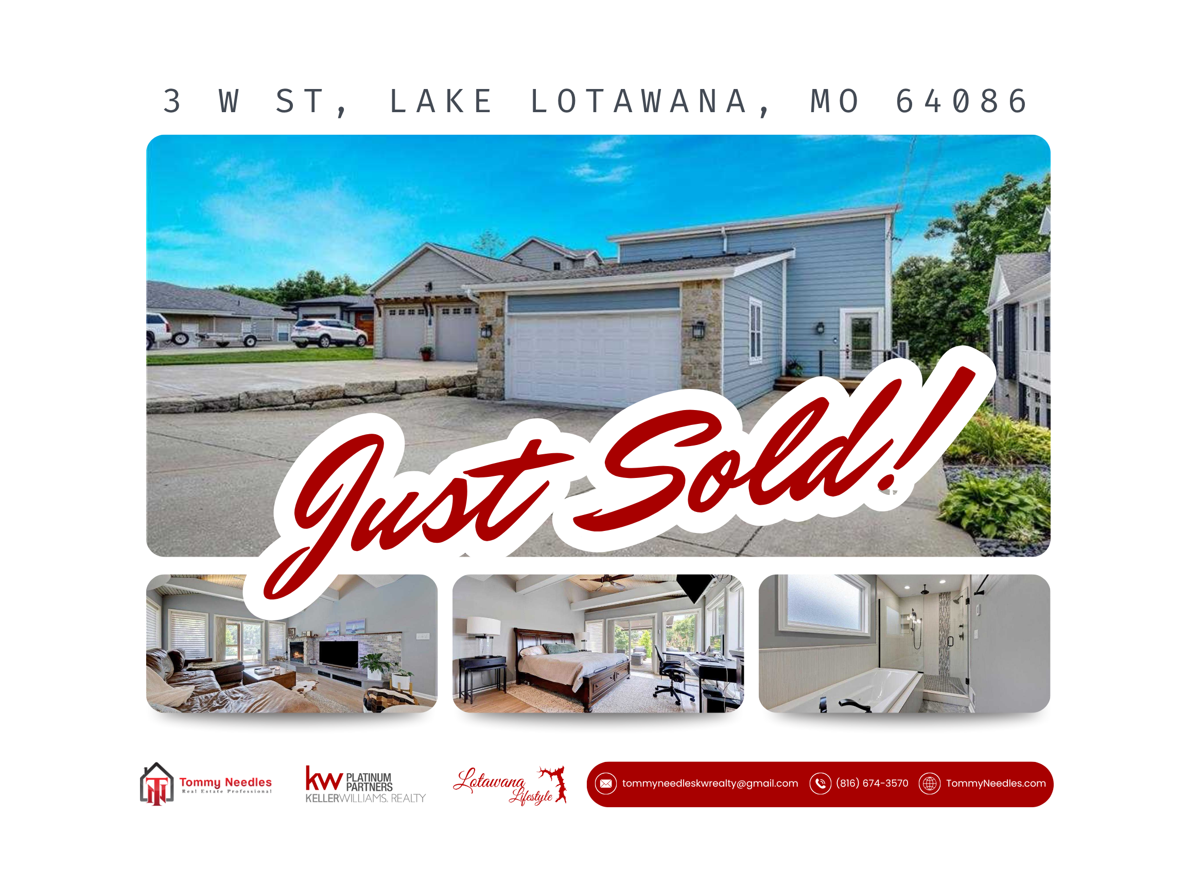 3 W St, Lake Lotawana, MO 64086