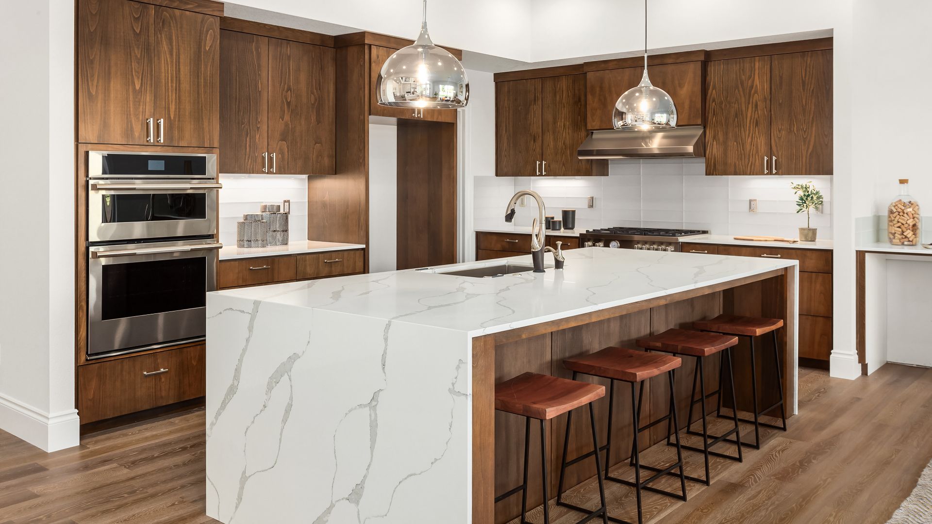Kitchen in new luxury home