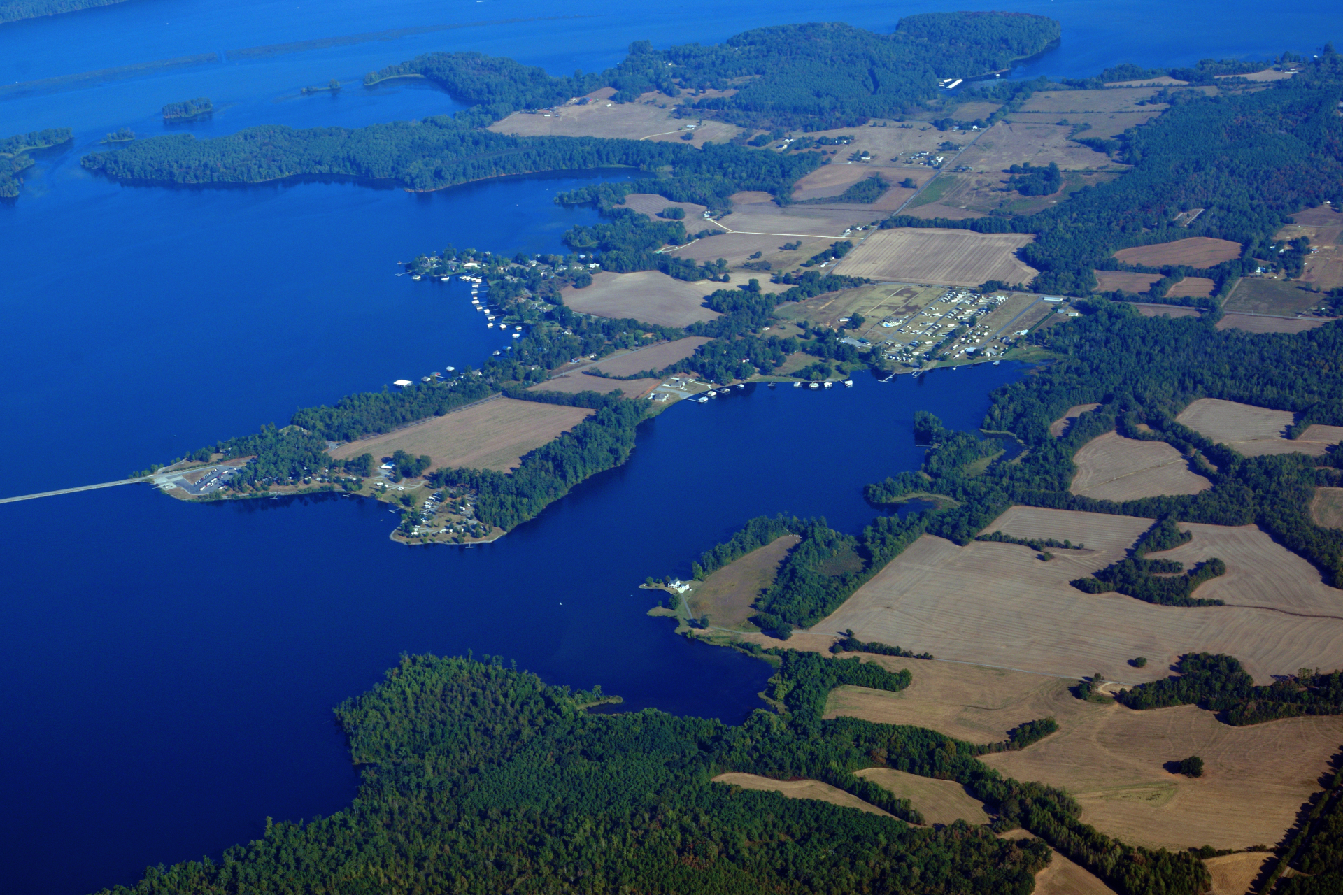 Lake Guntersville Alabama Aerial View
